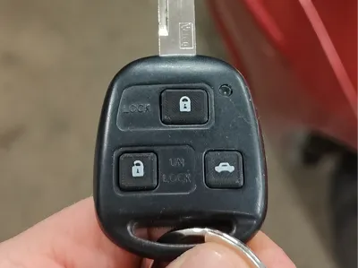 Toyota key buttons