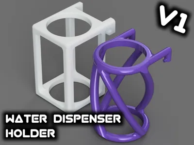Water dispenser holder