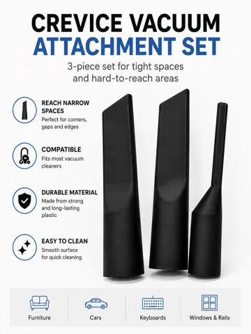 Accesorio para boquillas: Crevice Vacuum Attachment Set – 3 Piece 35mm — vista de referencia 2