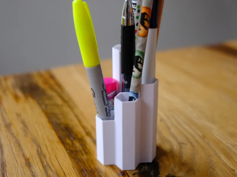 Geometric Pencil Holder