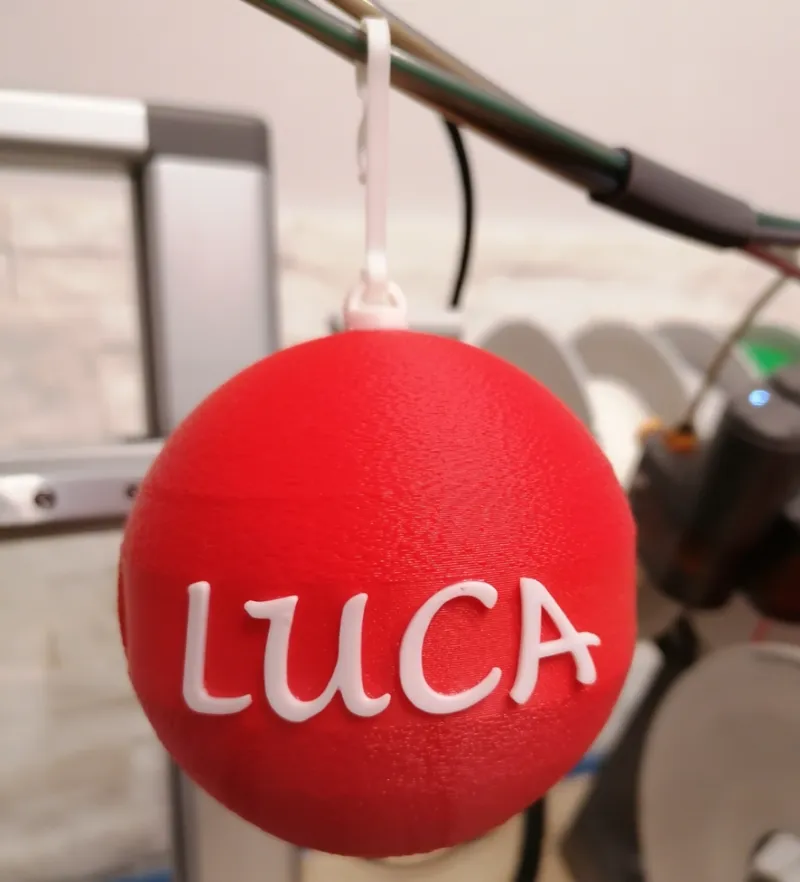 PALLA DI NATALE PERSONALIZZABILE / CHRISTMAS BALL