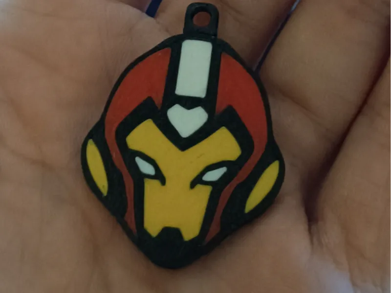 porte clé iron heart