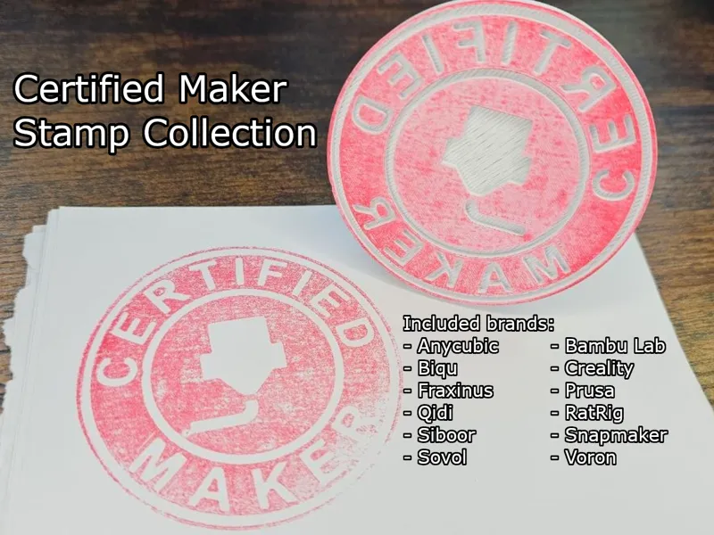 Certified Maker Stamp Collection