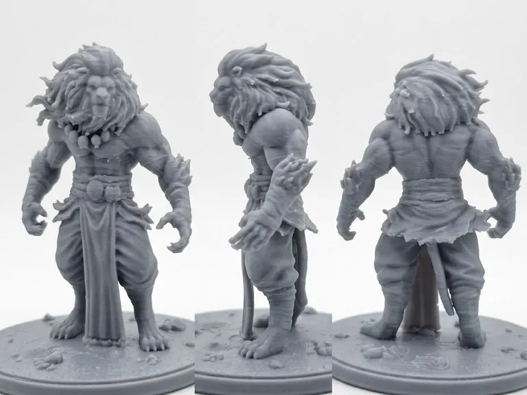 Kiba the Unbroken Lion DND character