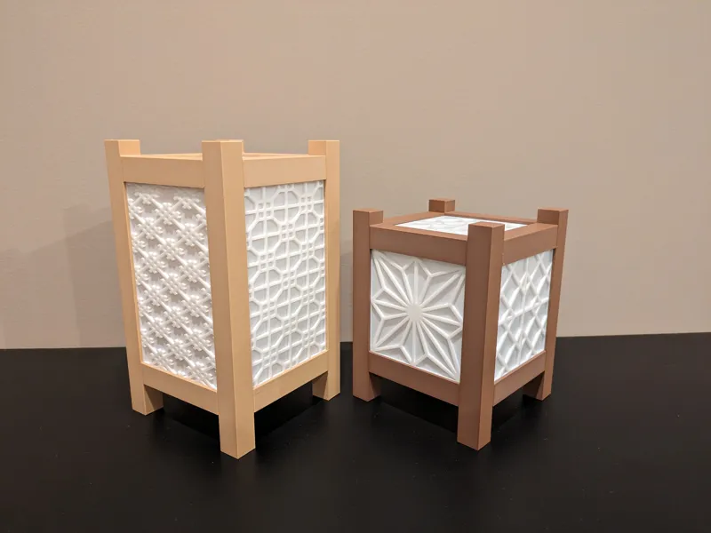 Kumiko desk lamp