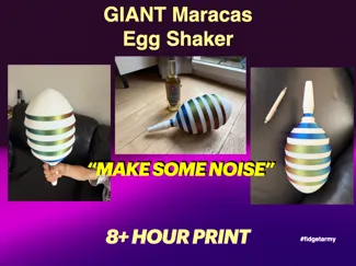 GIANT Maracas / Egg Shaker