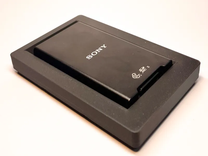 Sony MRW-G2 Card Reader Holder for Gridfinity