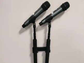 Wall support for RODE microphone BoomPole
