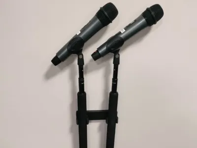 Wall support for RODE microphone BoomPole