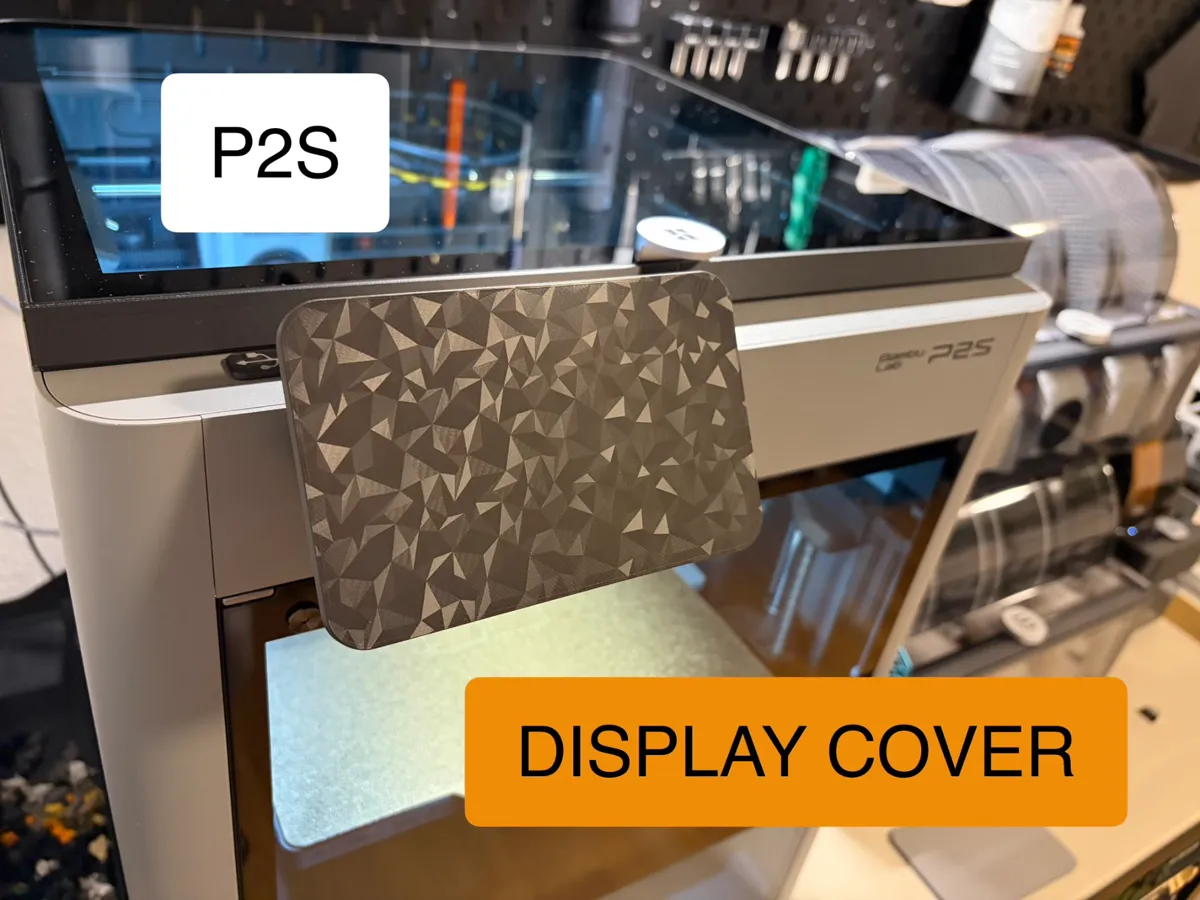 P2S Display Cover / Frame - Free 3D Print Model - MakerWorld