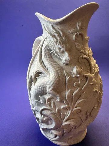 Jarrón decorativo: Drachenvase – Mystisches Relief — vista de referencia 5