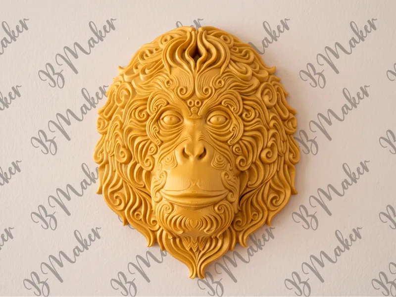 Orangután - Arte de pared - Vida salvaje