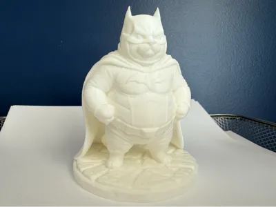 Catman - Chonky Cat in a Batman Suit Bust