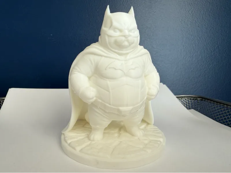Catman - Chonky Cat in a Batman Suit Bust