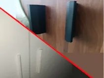 High and Low Profile Door Handle