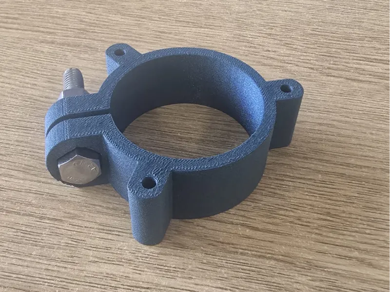 51mm steel pole PETG-CF 3 point guy Clamp