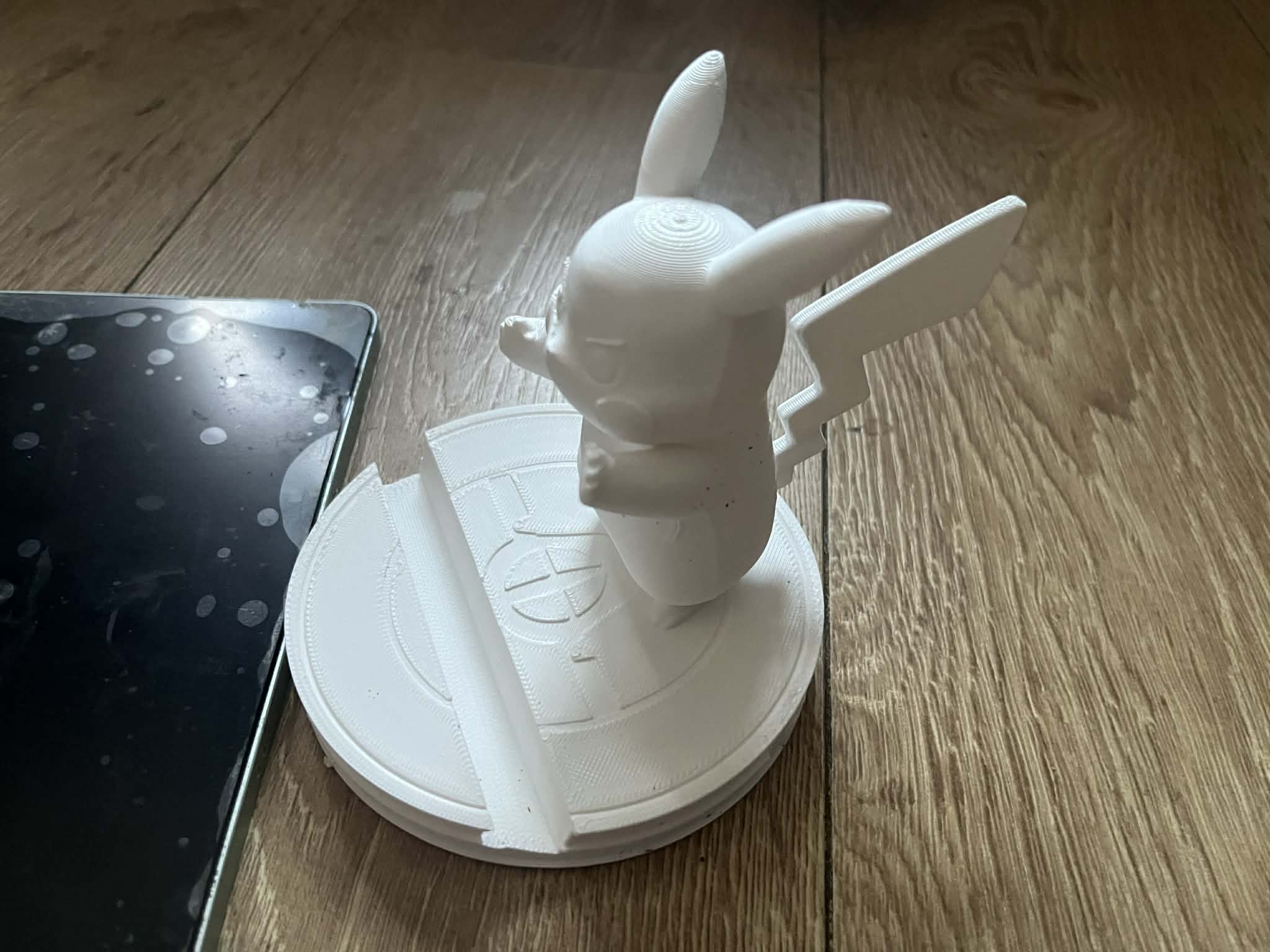 Pikachu Phone & Tablet Stand (Support-Free) - Free 3D Print Model ...