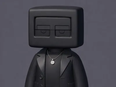 Robot Mask Figure – 3D Printable Model