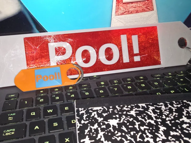 Tough Keytag, large or small