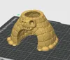 one block + no floor 0.2mm layer, 2 walls, 10% infill
