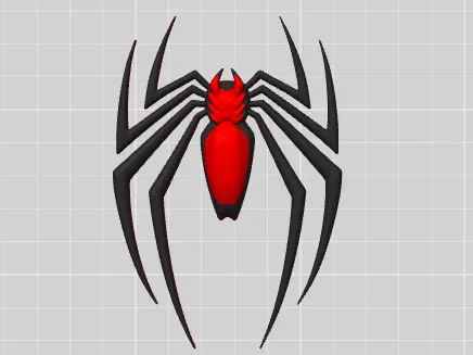Logomarca 3D do Spider-man