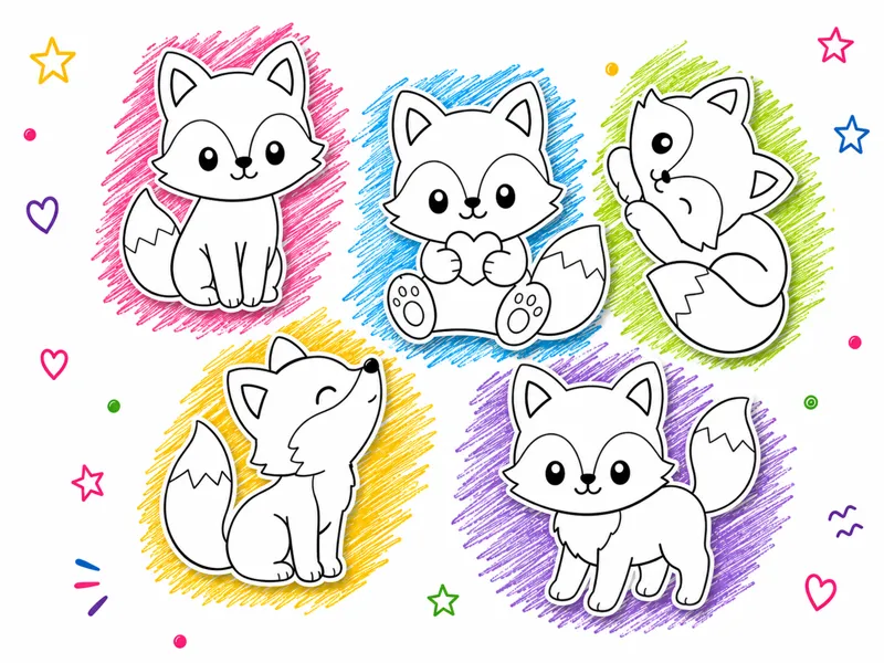 Zorritos para Pintar ¡Diversión para los peques! 