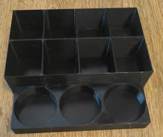 Leather die organizer