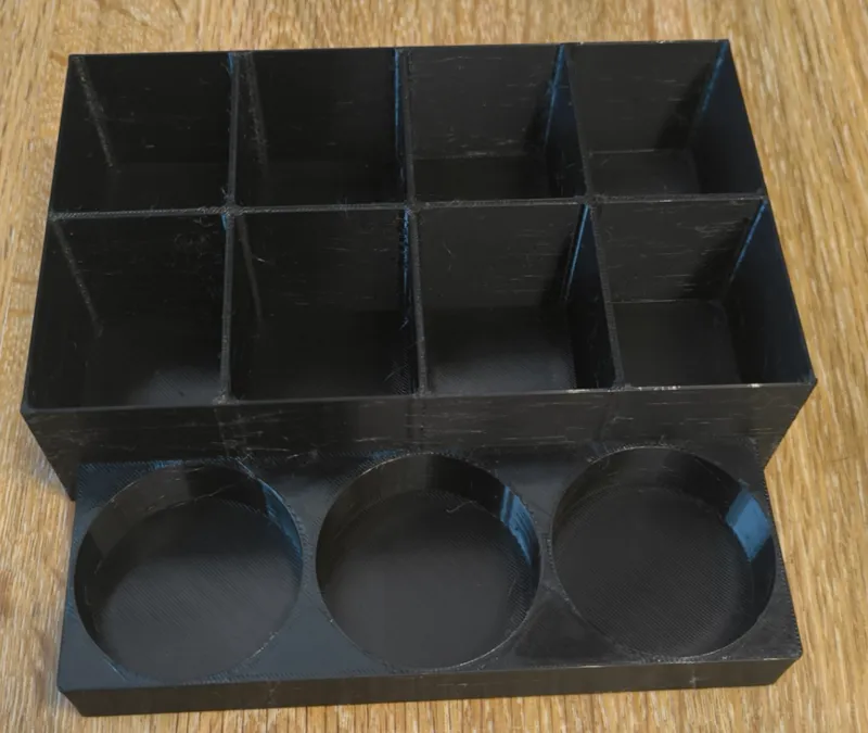 Leather die organizer