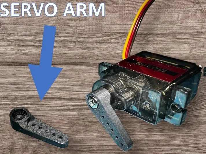 Arm servomotor MG90S