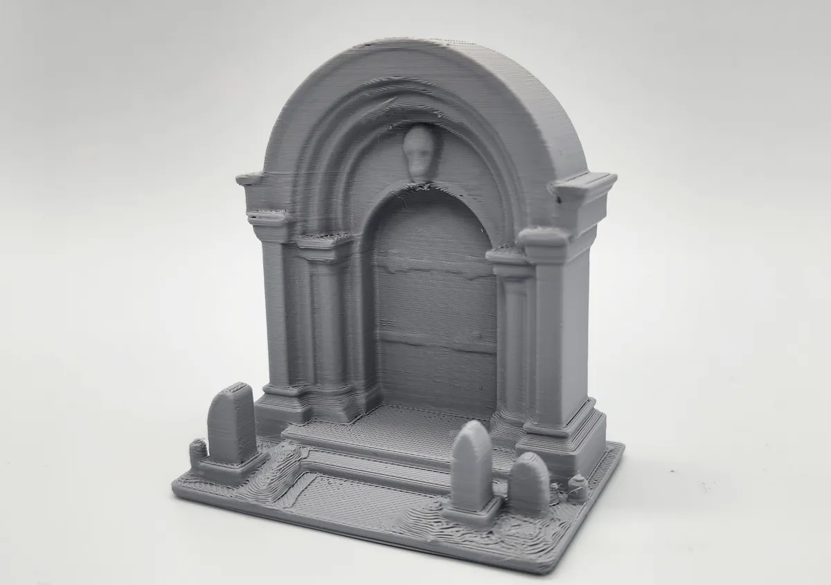 Miniature entrée de crypte