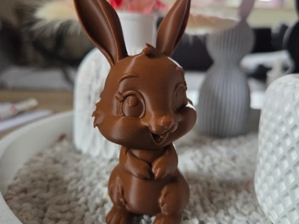 Chocolate Bunny - Free 3D Print Model - MakerWorld