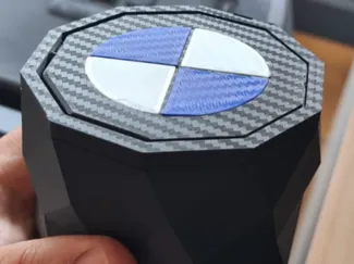 BMW car trash can