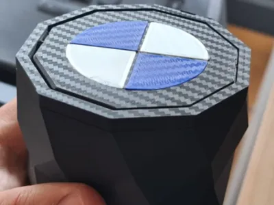 BMW car trash can