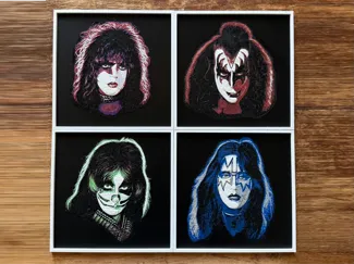 KISS – Hueforge Multicolor Portrait Set