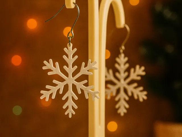 Snowflakes Earrings - No AMS