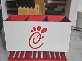 Chick-fil-A (CFA) sauce Packet Holder