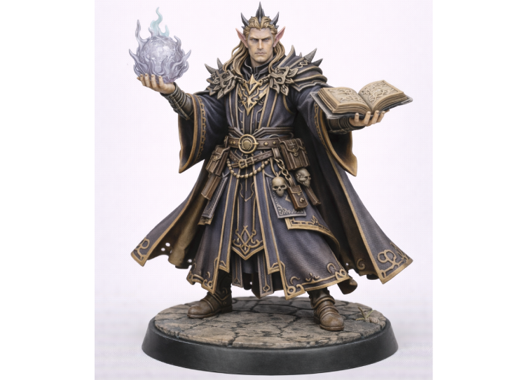 Elf Wizard Miniature