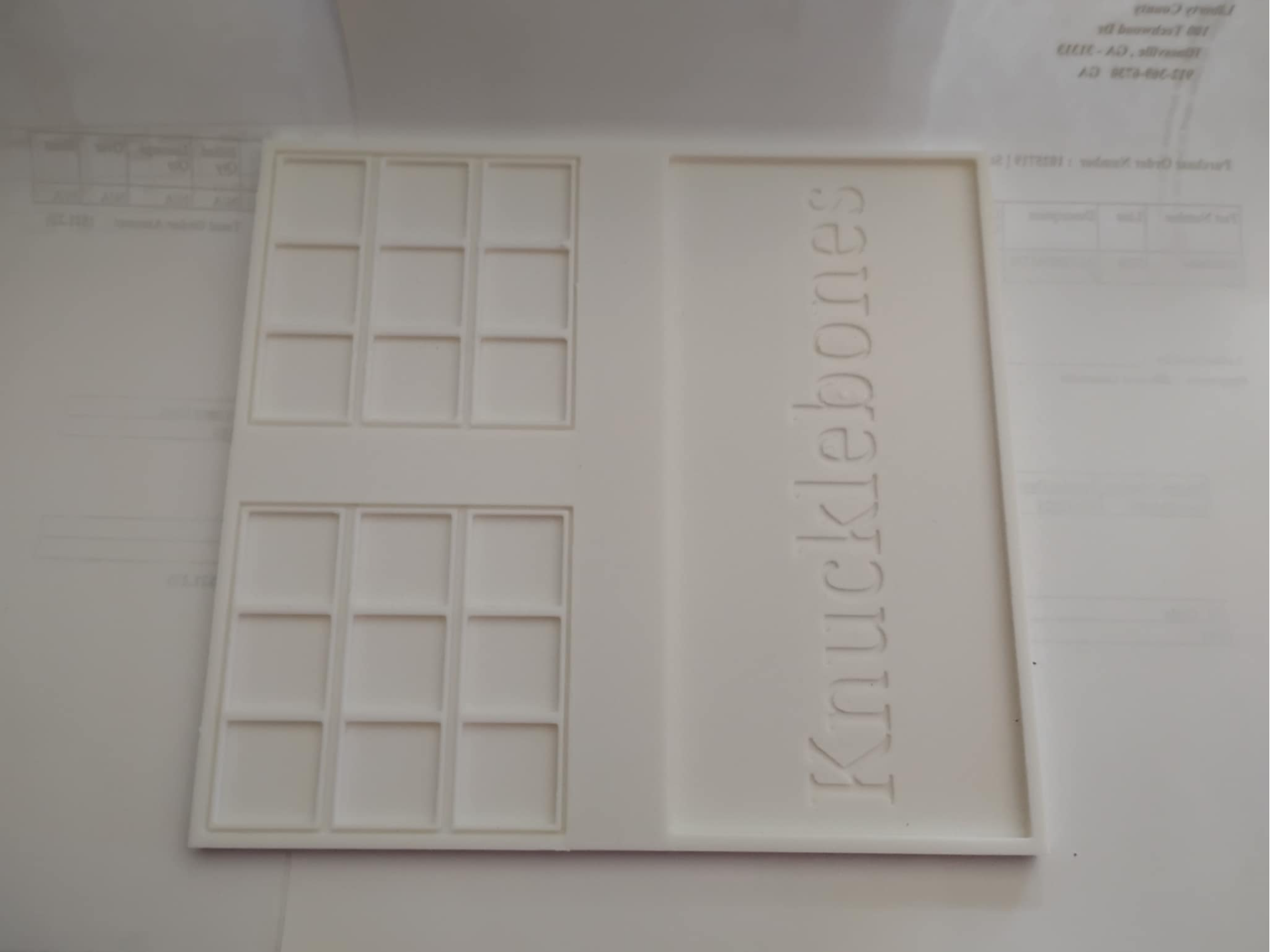 Miniatura 1 do modelo 3D Knucklebones board