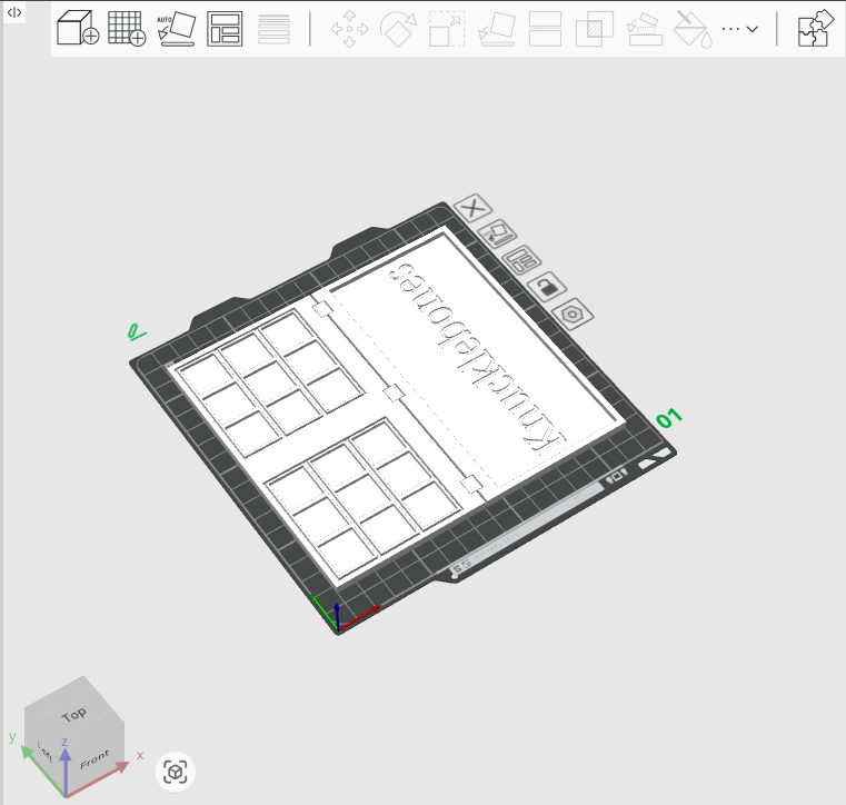 Miniatura 2 do modelo 3D Knucklebones board