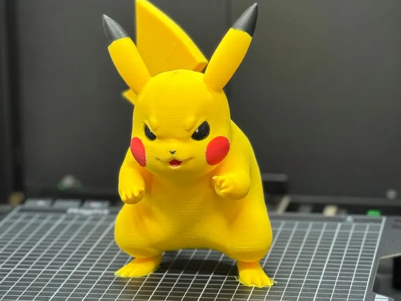 Realistic Pika in Attack Mode
