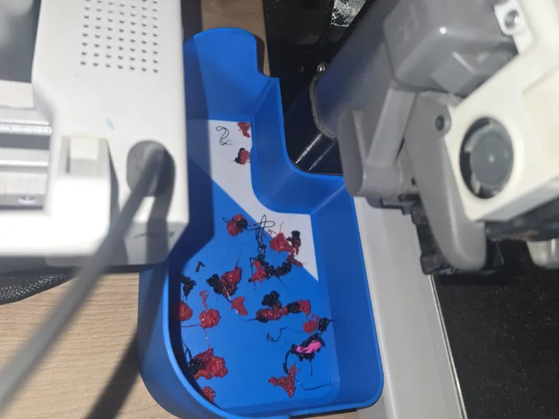 A1 Purge Bucket for top AMS mount simple and clean