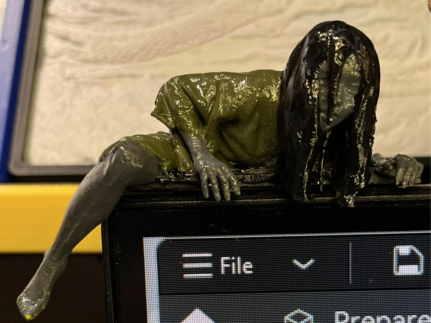 Samara The Ring monitor buddy