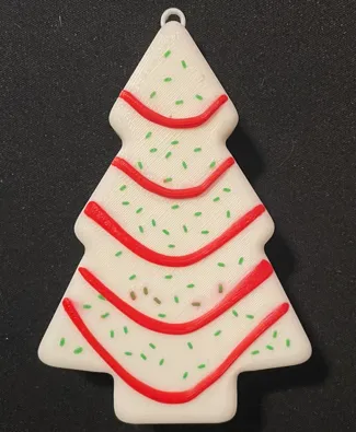 Christmas Tree Cake Ornament