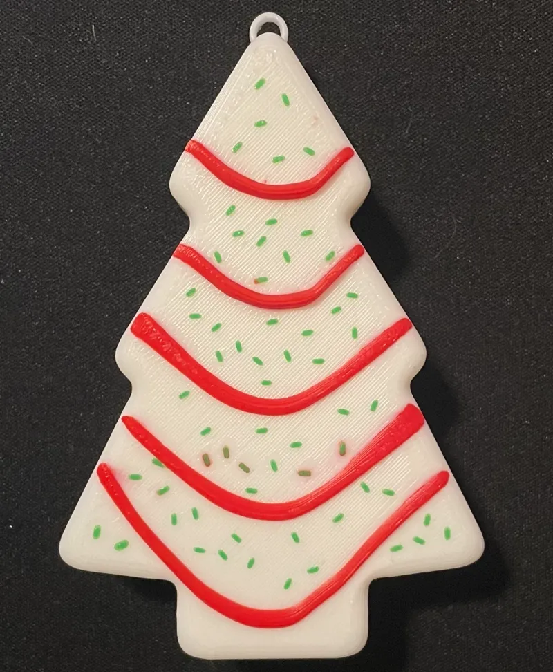 Christmas Tree Cake Ornament