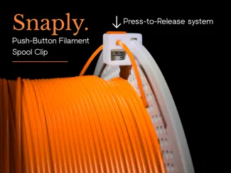 Snaply - Push-Button Filament Spool Clip