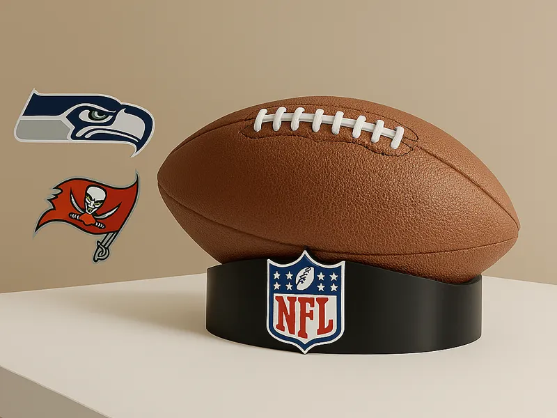 Football Stand Swappable Logo NFL-Teams