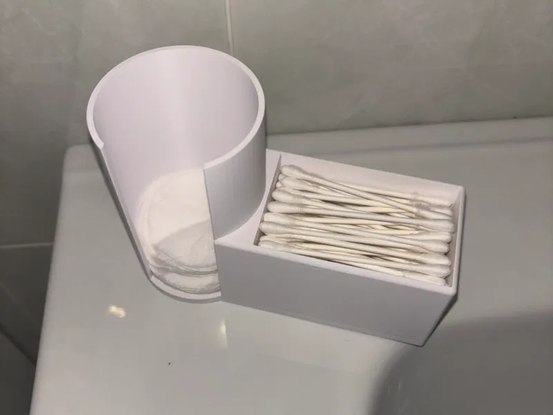 Organizer Bagno: Coton Fioc e Dischetti Struccant