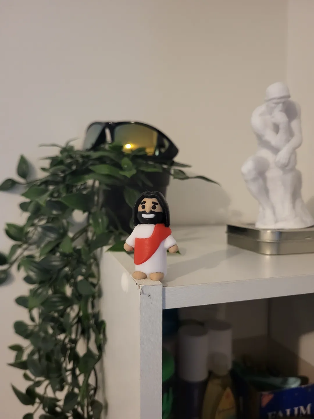Mini Jesus Keychain view 3