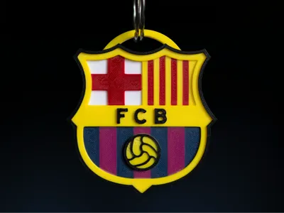 FC Barcelona Logo Keyring/Keychain