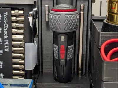 Gridfinity Dock for Vessel Screwdriver & Bits
